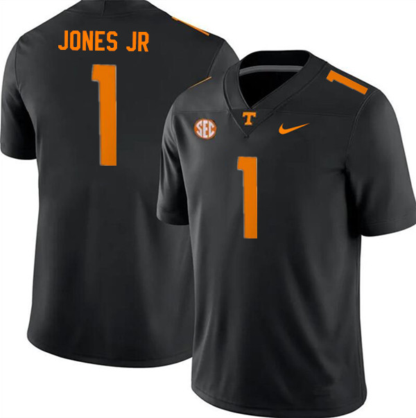 Tennessee Volunteers #1 Velus Jones Jr. College Football Jerseys Stitched Sale-Black